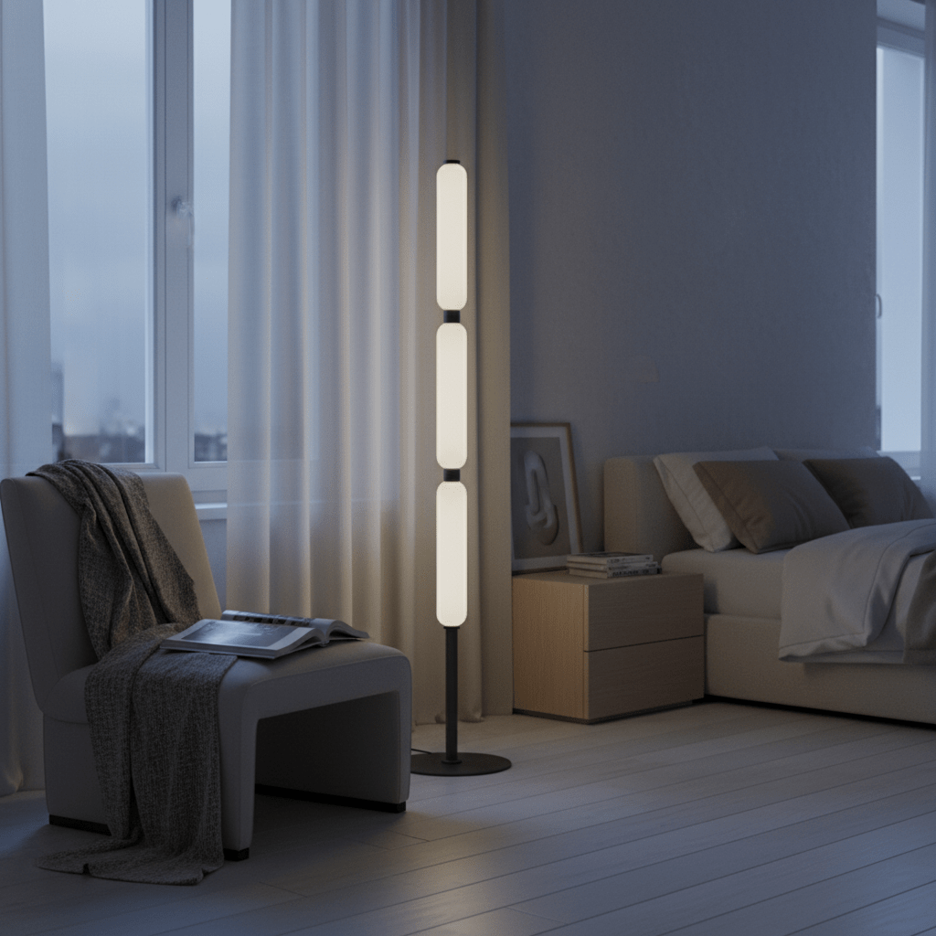 Calna Linear LED Floor Lamp