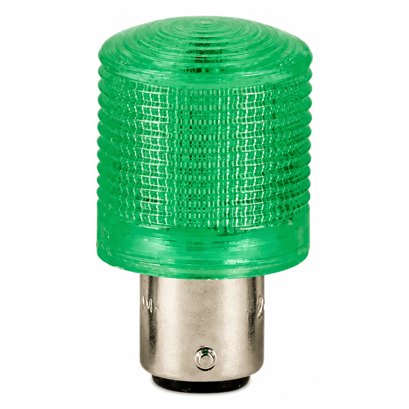 2W BA15D LED Bulb - Green