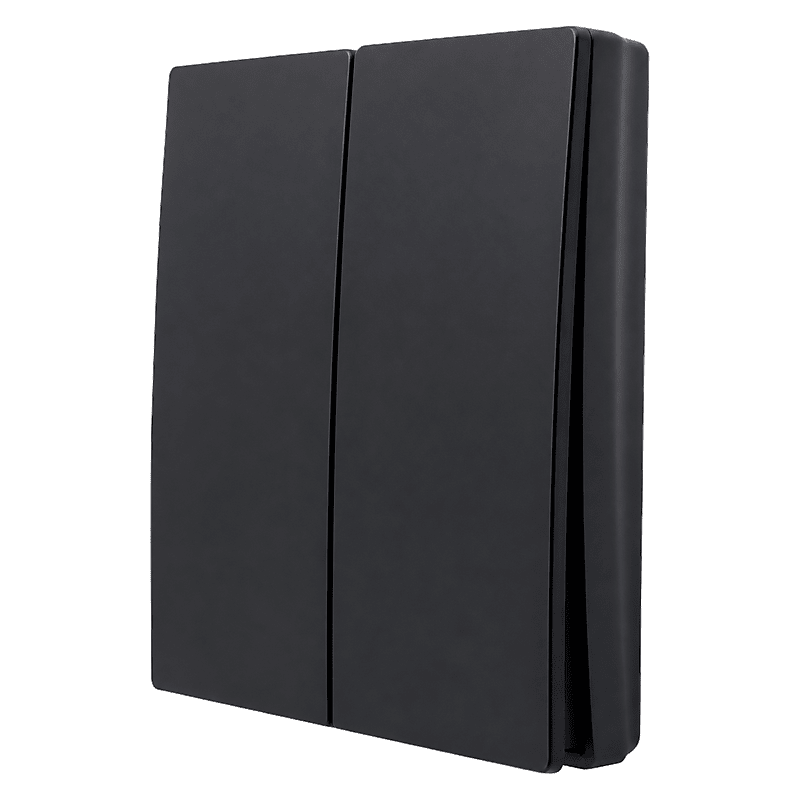 Two Lever Kinetic Frameless Switch – Black - additional product image