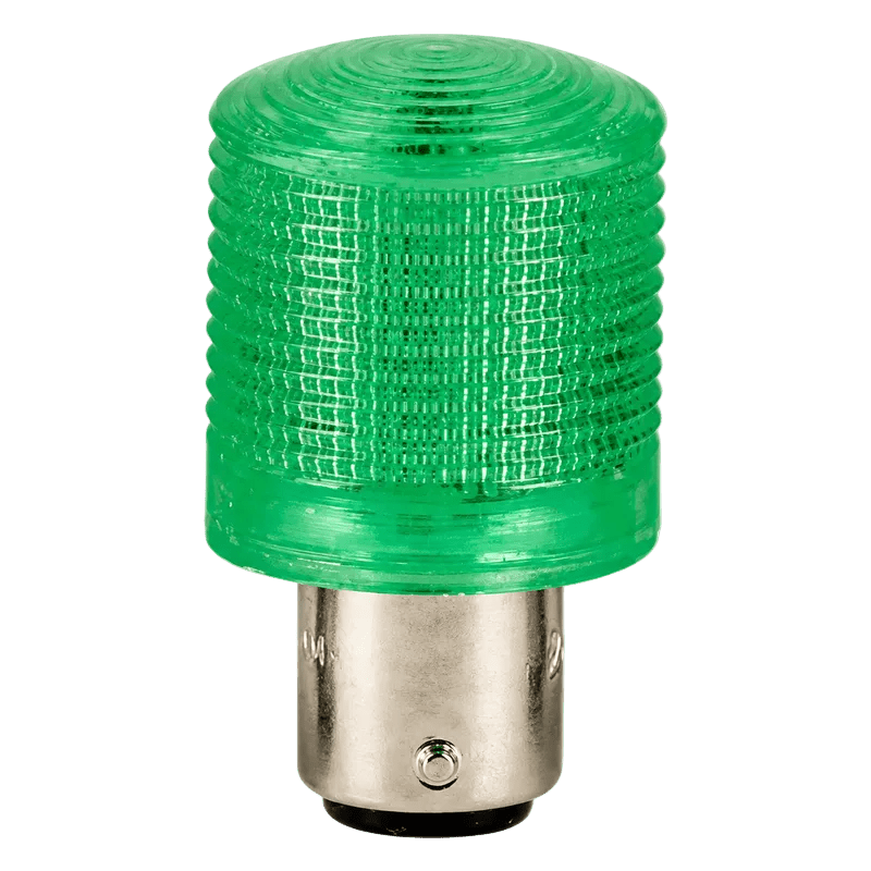 2W BA15D LED Bulb - Green