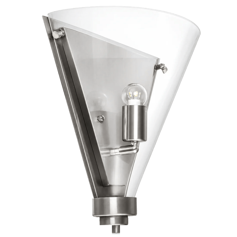 Cone Clear Indoor Wall Light