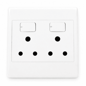 EPL White Socket - 16 Amp Double Socket