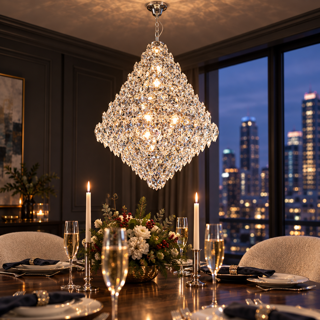 Diamond Crystal Chandelier