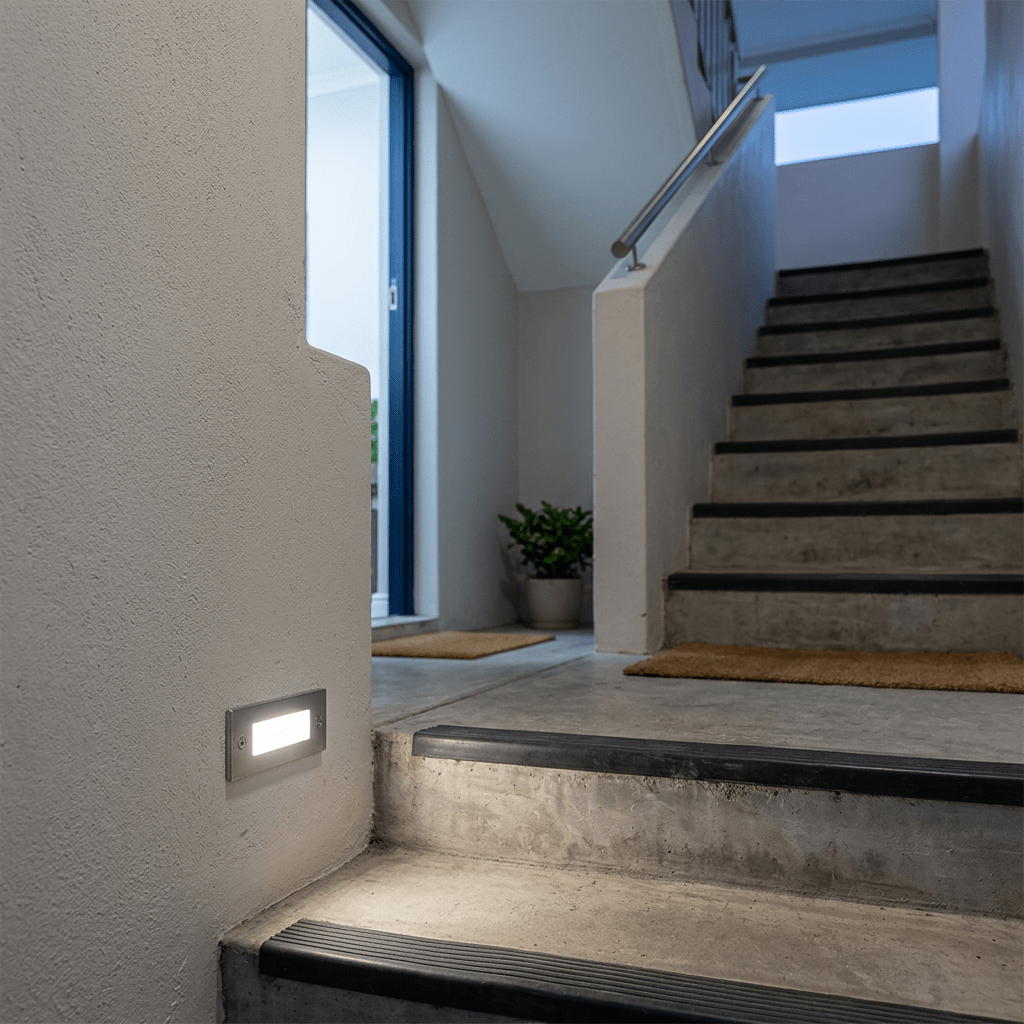 Spazio Stainless Steel LED Foot Light - 4000K