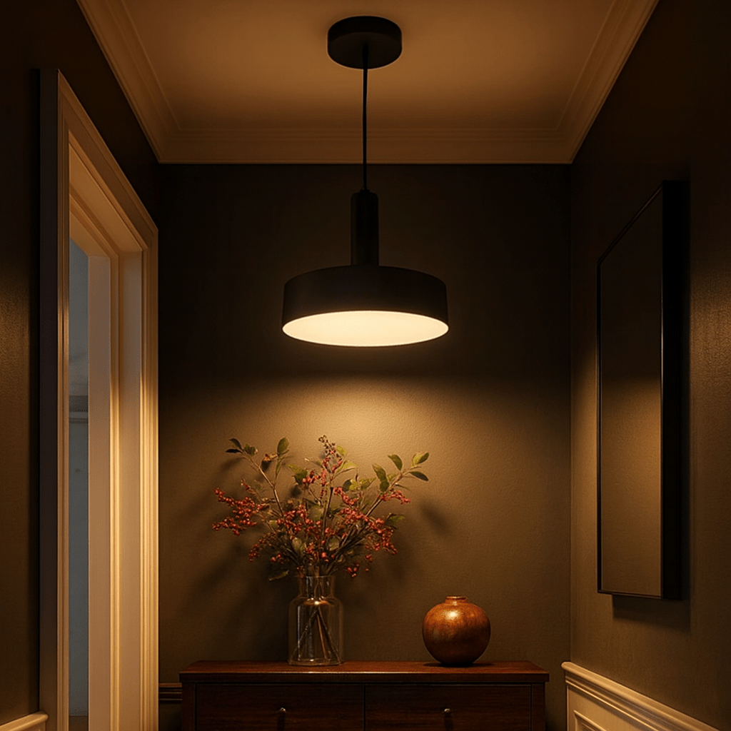 Sombre Black Pendant