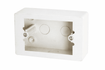 White PVC Surface Mount Box - 4X2