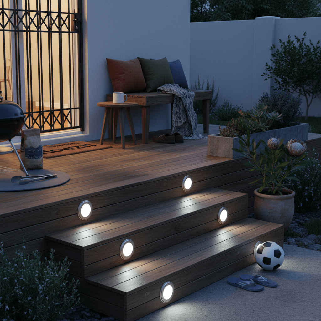 LED Deck Light - Round 6 Light Kit (IP67)