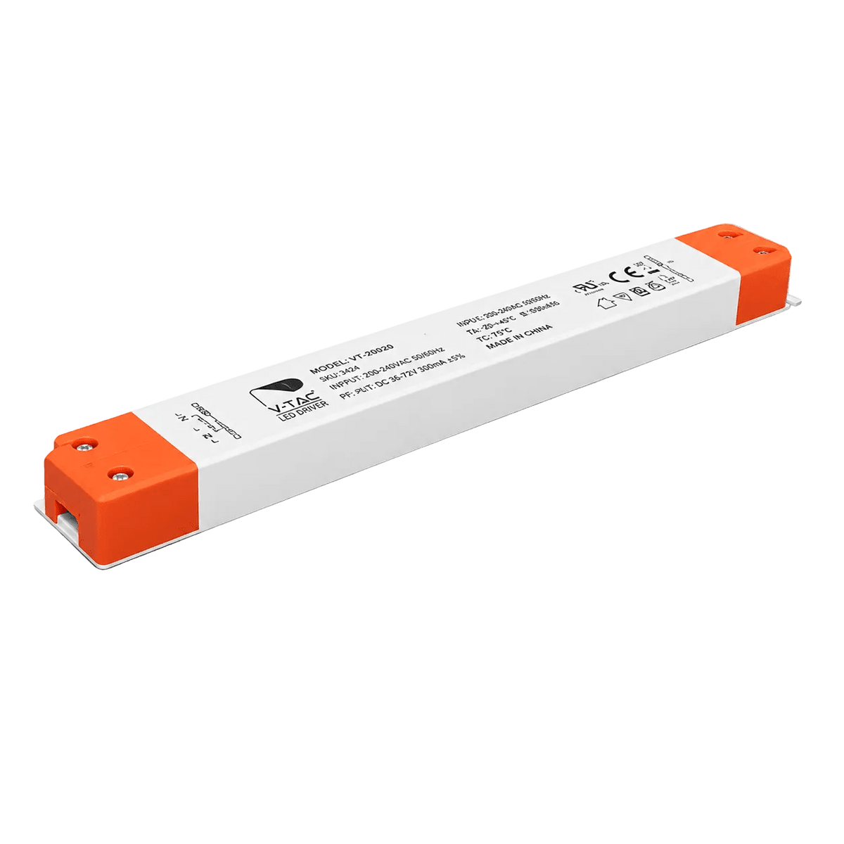 30W Slimline LED Driver - 24V Constant Voltage