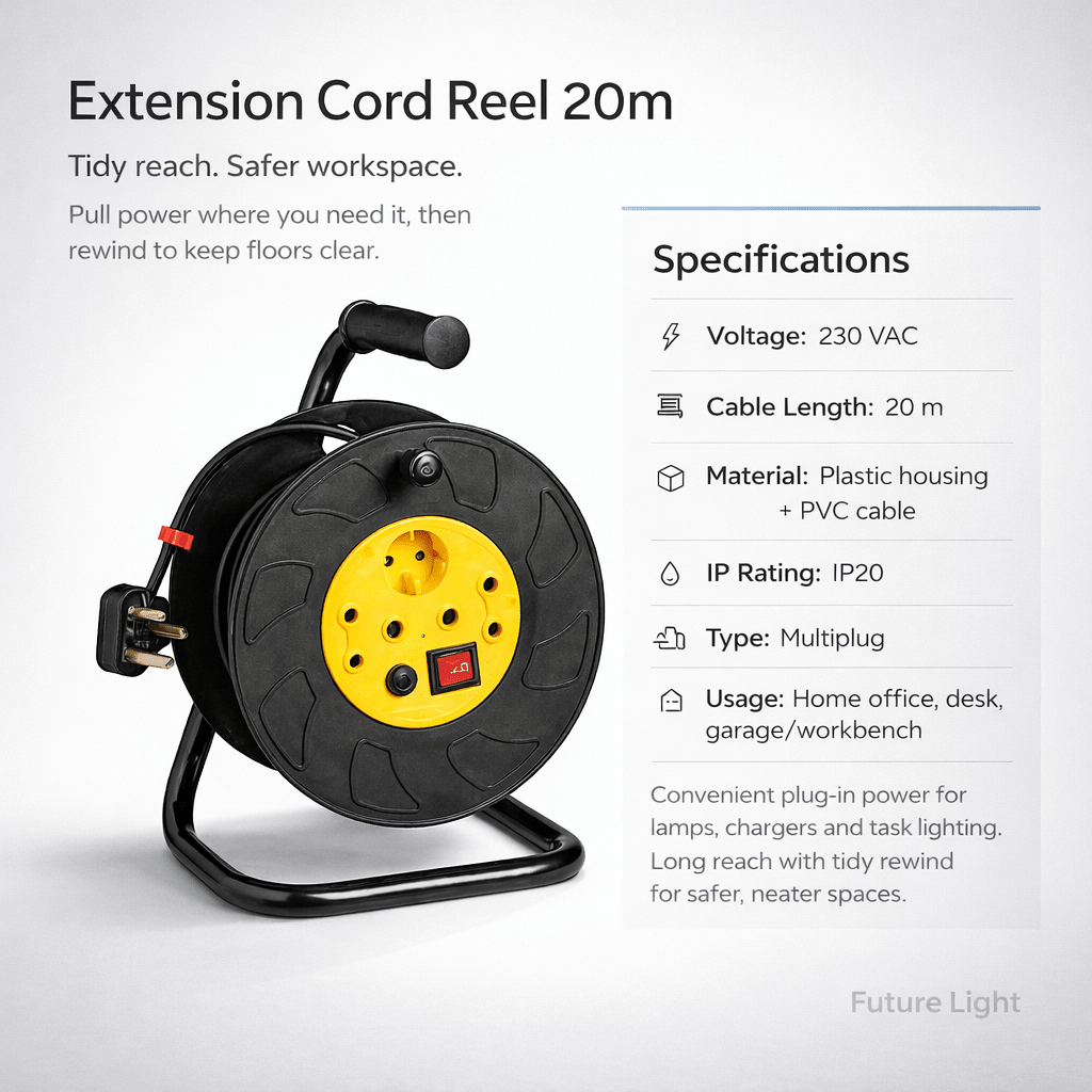 Extension Cord Reel 20m