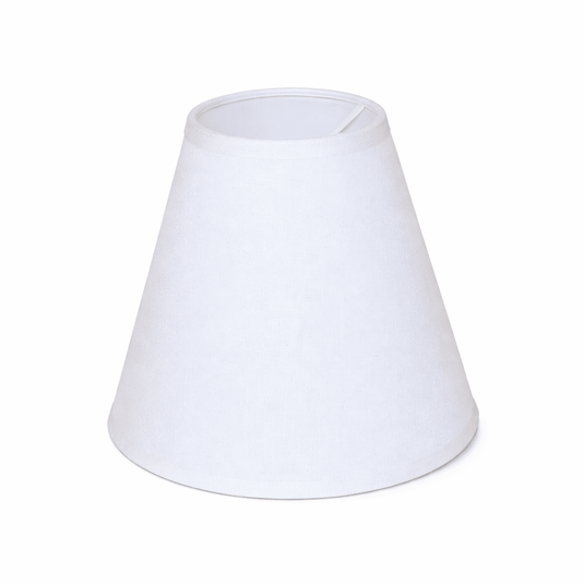 White Clip on Lamp Shade