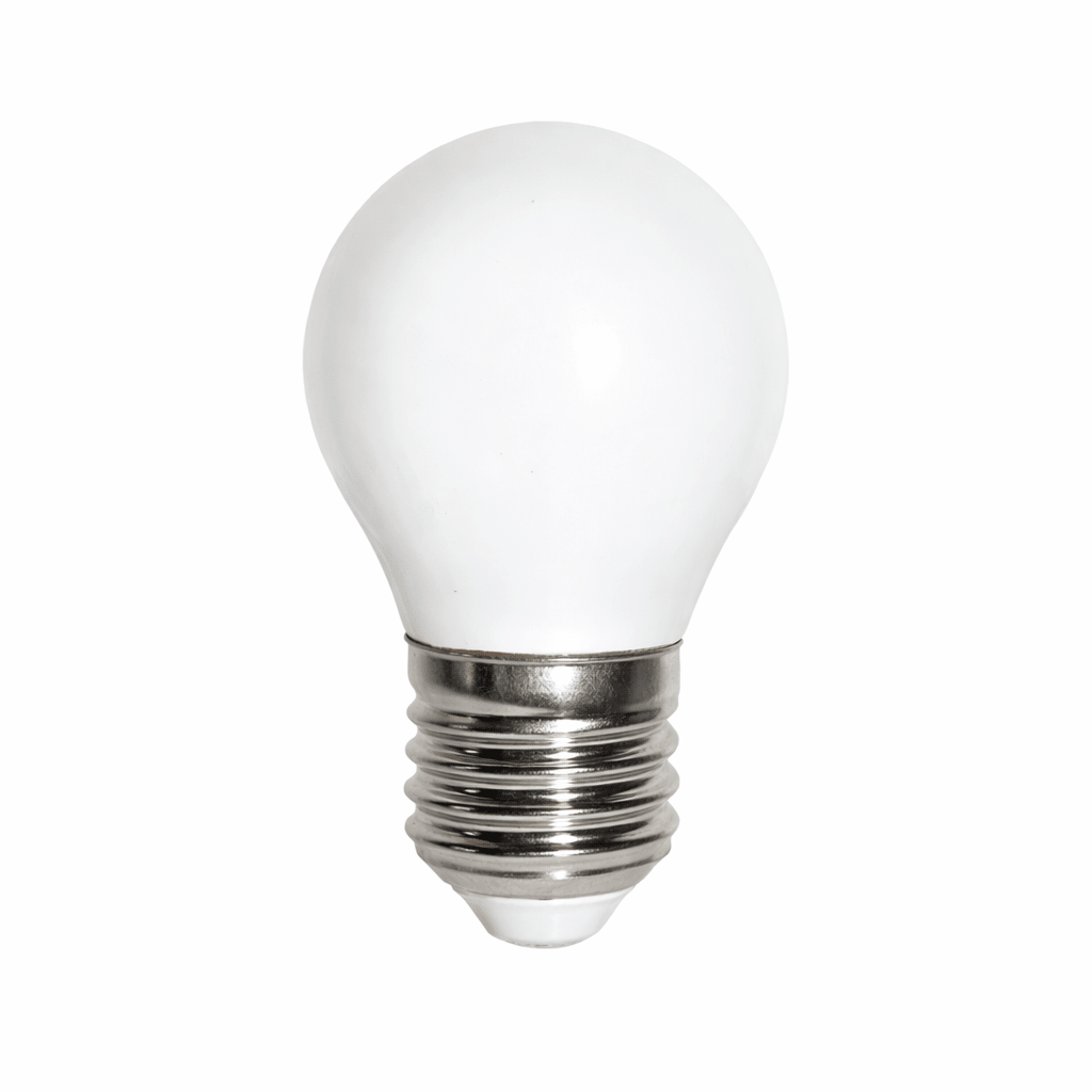 G45 LED Filament Opal Bulb Warm White 3000K E27