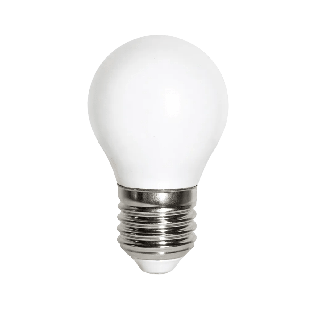 4.5W Dimmable Opal Golf Ball Filament LED Bulb – E27, 3000K Warm White