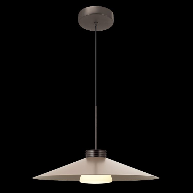 LED Nut Brown Pendant Light Warm White IP20