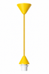 Pendant - Ceiling Conical Rose Kit Silicon Lamp Cup - Yellow