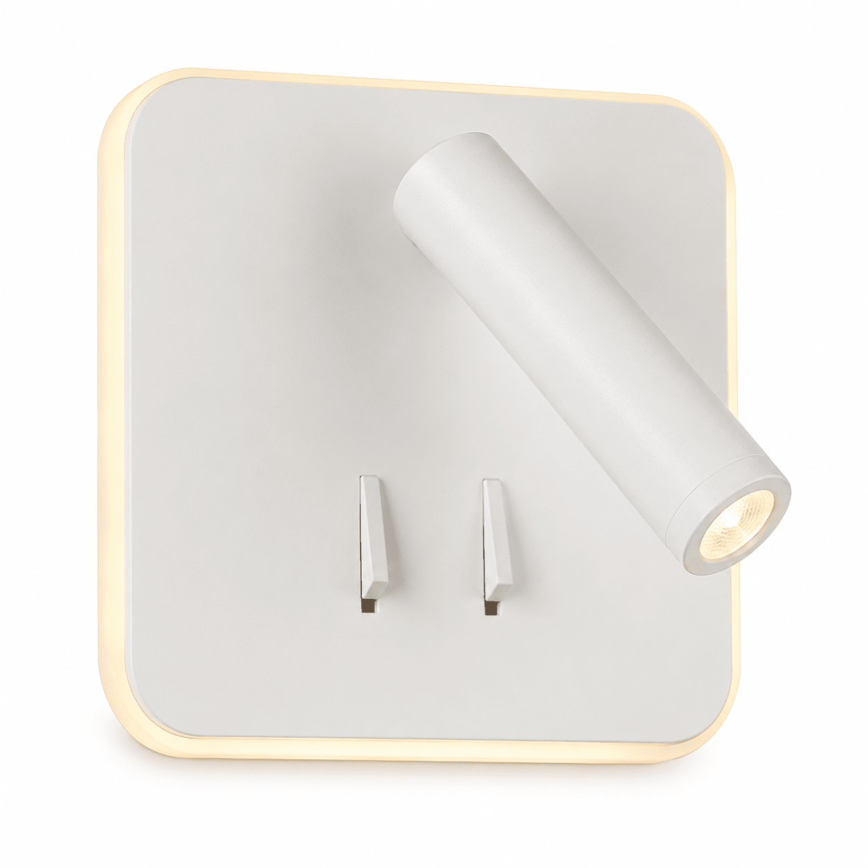 3W + 8W Square Reading Wall Light + Back Light