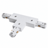 White 3 Wire T-Connector for Track Lighting