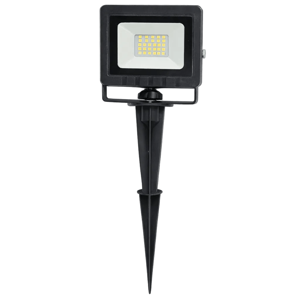 LED PVC Garden Flood Light & Spike - 10W