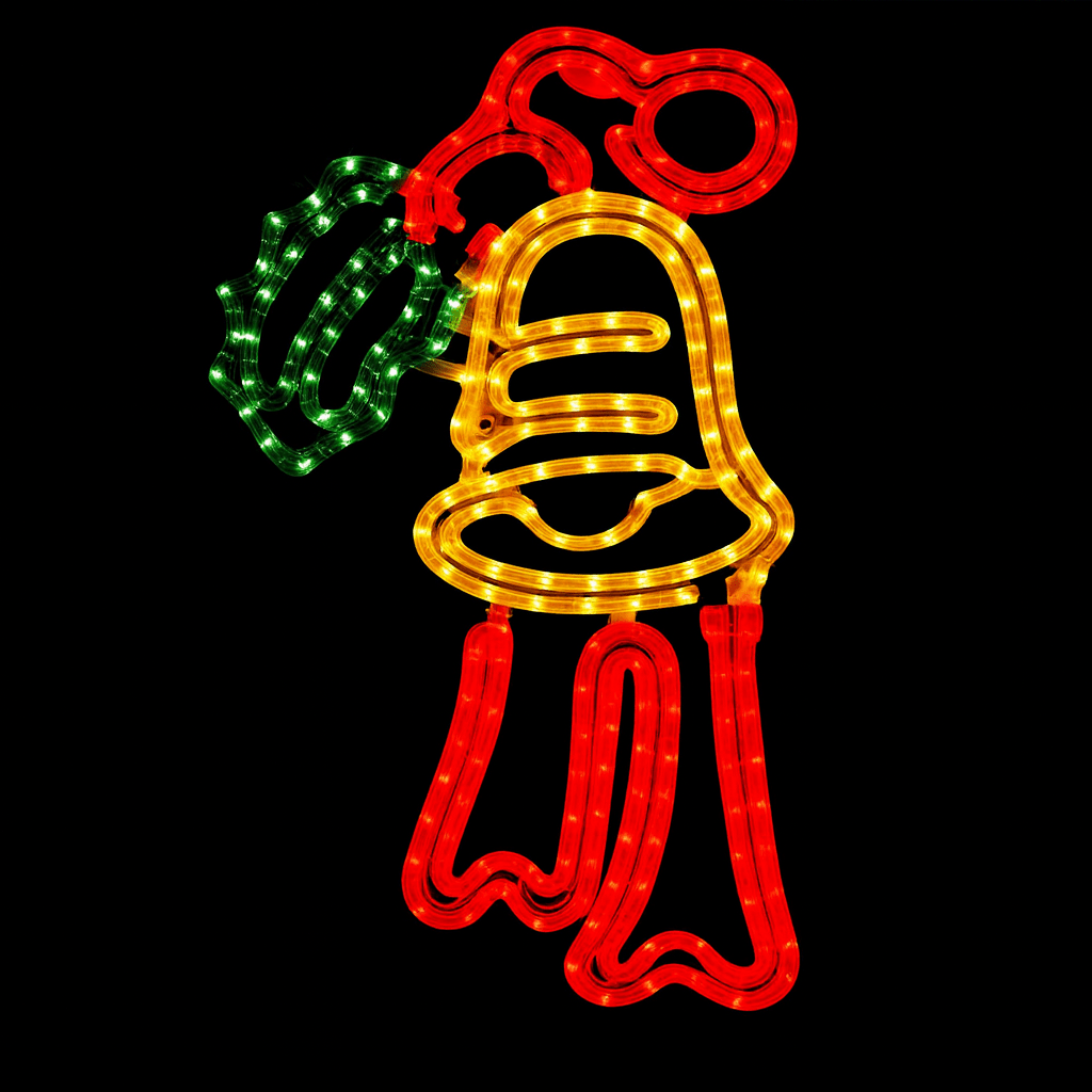 LED Christmas Lights - Christmas Bell Motif