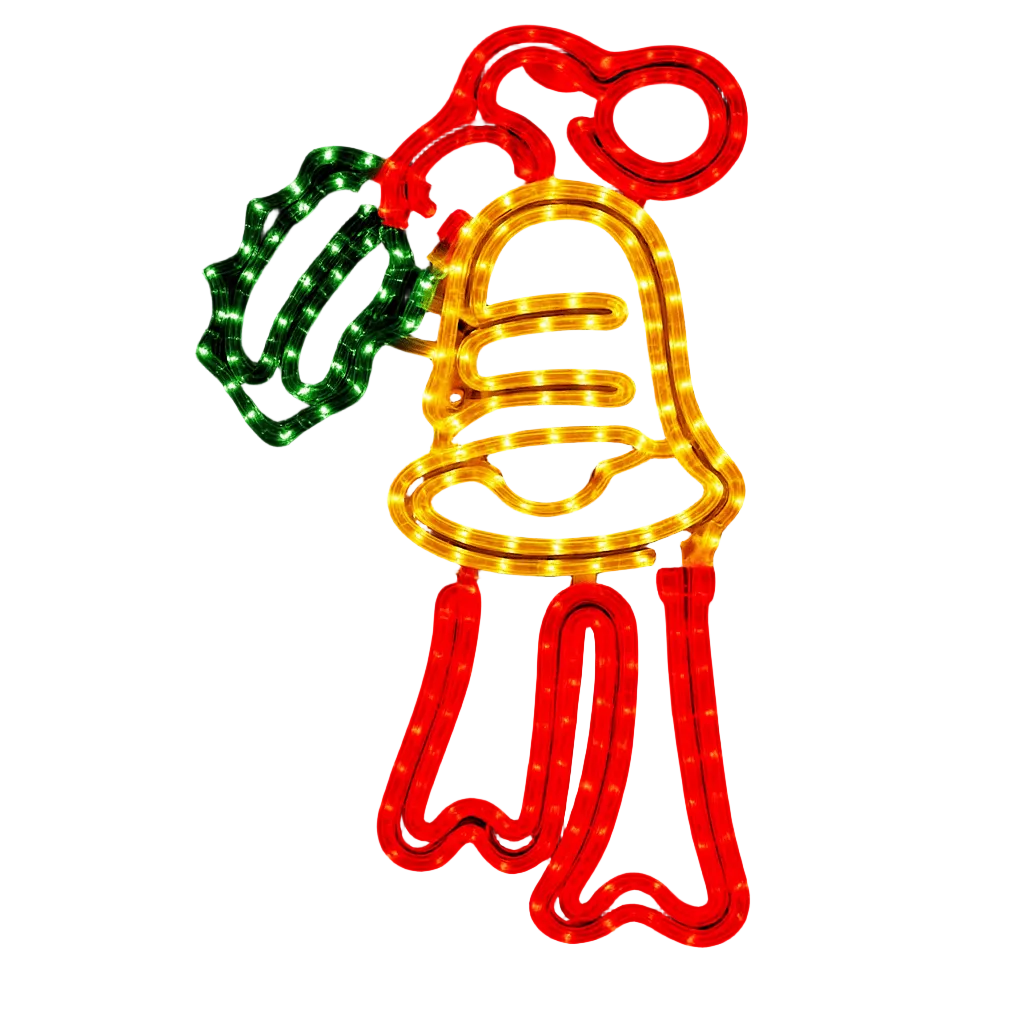LED Christmas Lights - Christmas Bell Motif
