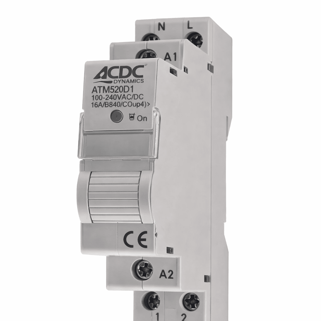 Smart WiFi DIN Timer with clear labeling and connection terminals for easy installation.