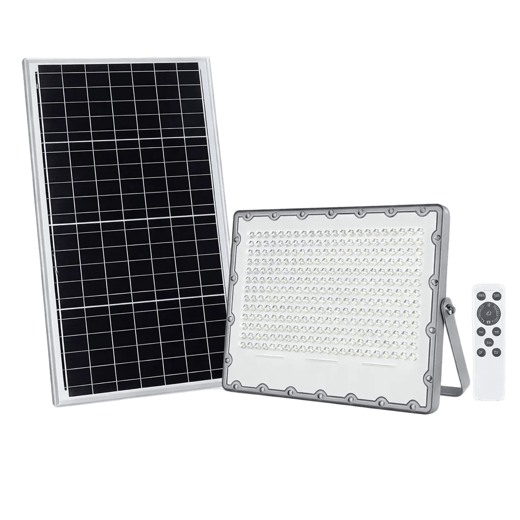 Solar LED Floodlight With Remote - 200 Watts