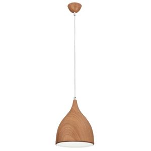 Wood Grain Finish Pendant Light