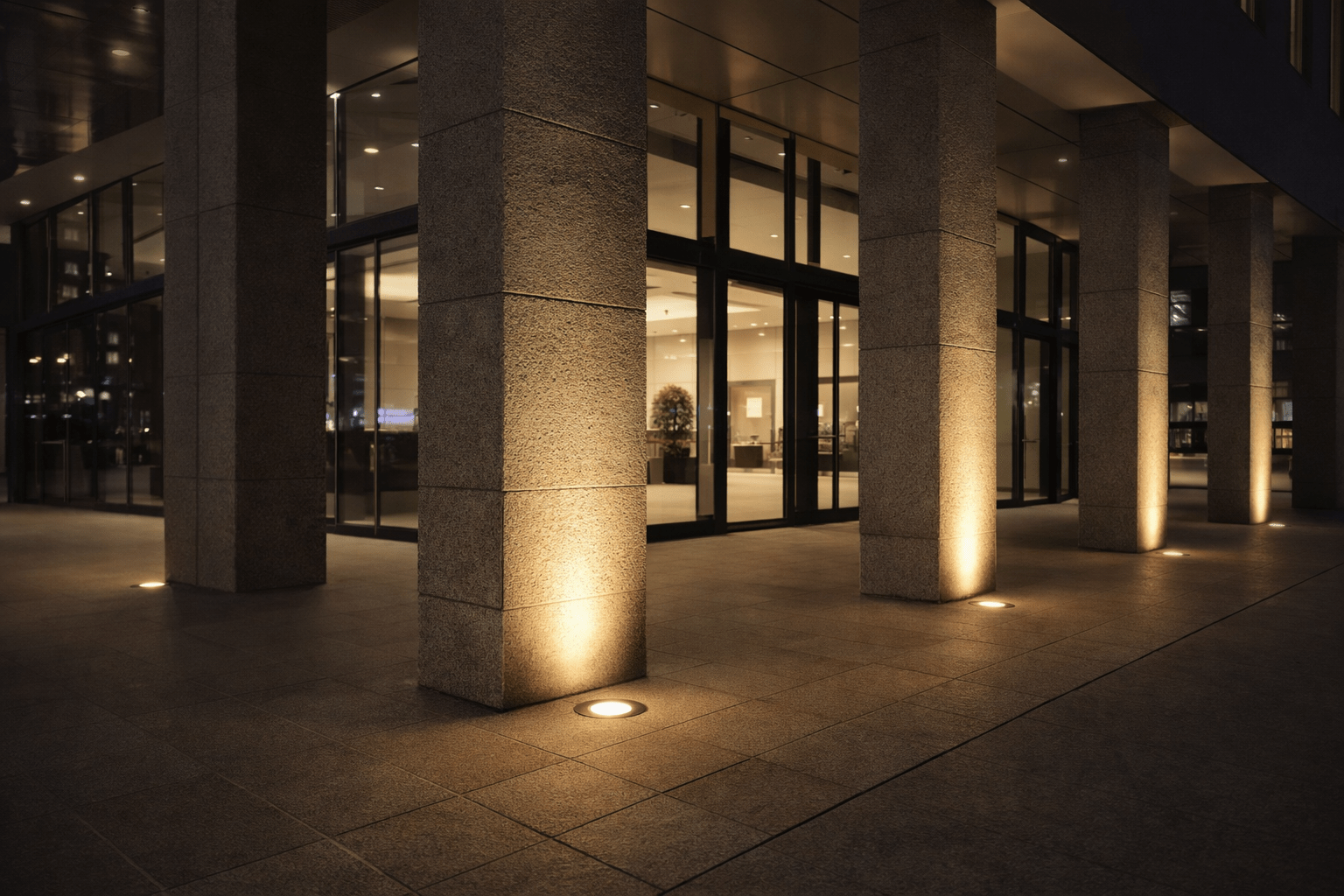 LED Ground Light - 10 Watt Round (IP67)