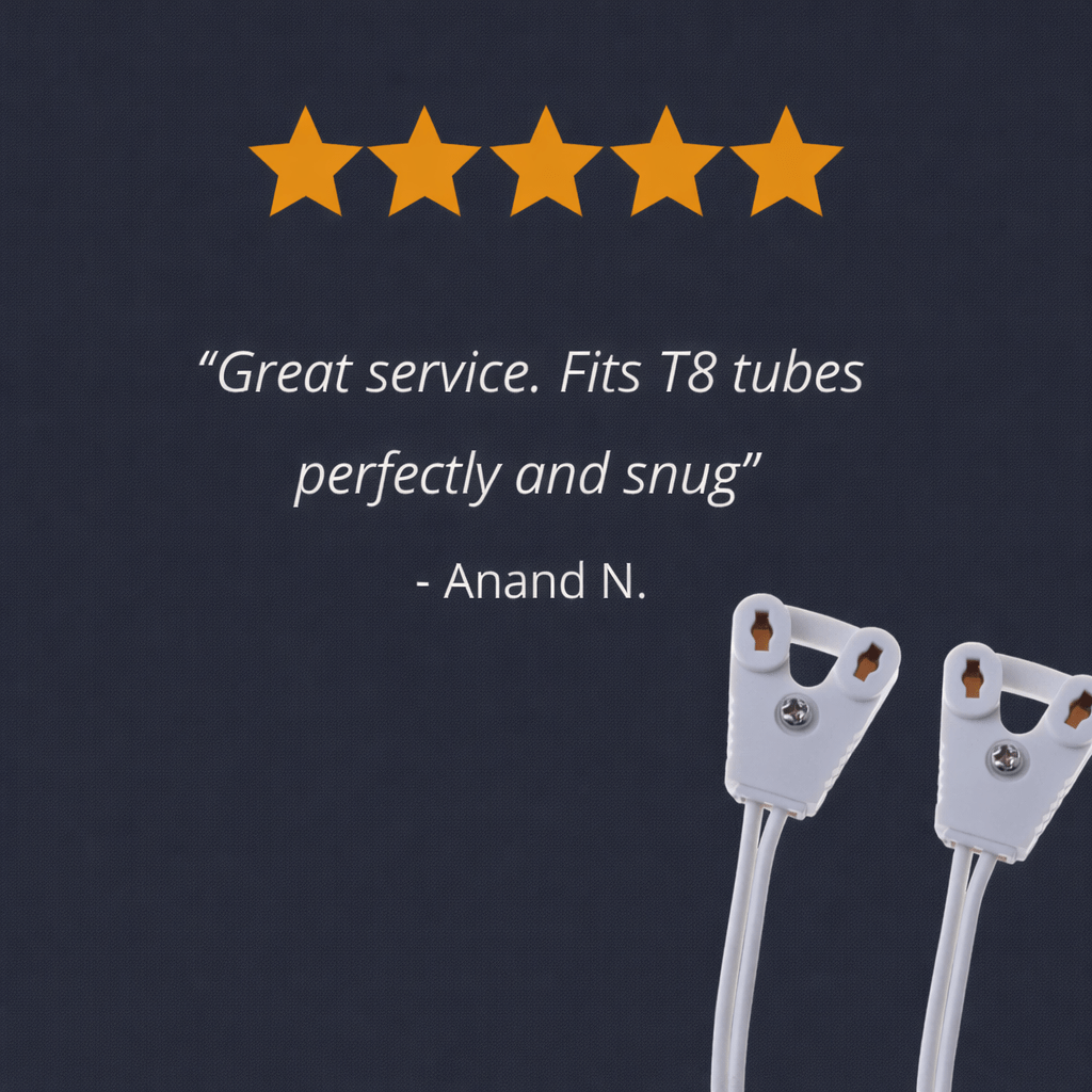 LED T8 Tube Connector Lead