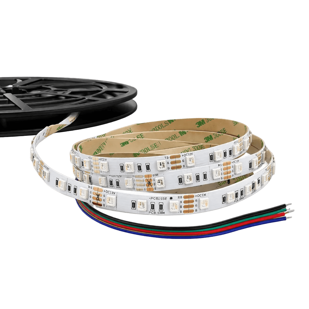 12V 14.4W RGB LED Strip Light (IP20) - 5m