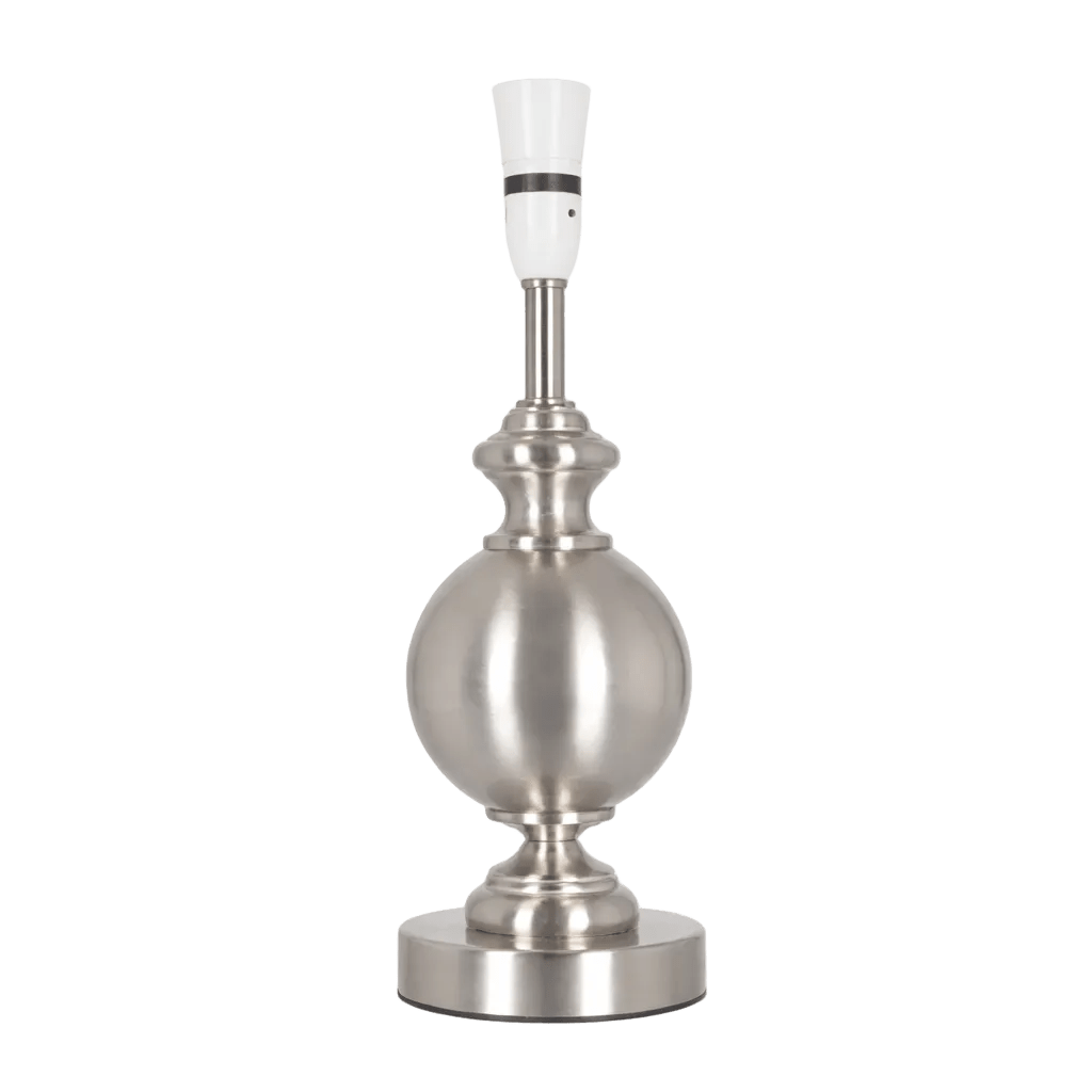Satin Chrome Table Lamp