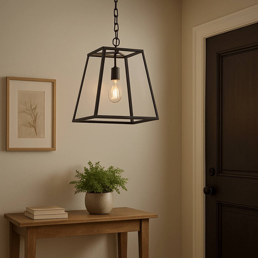 Large Rustic Rectangular Lantern