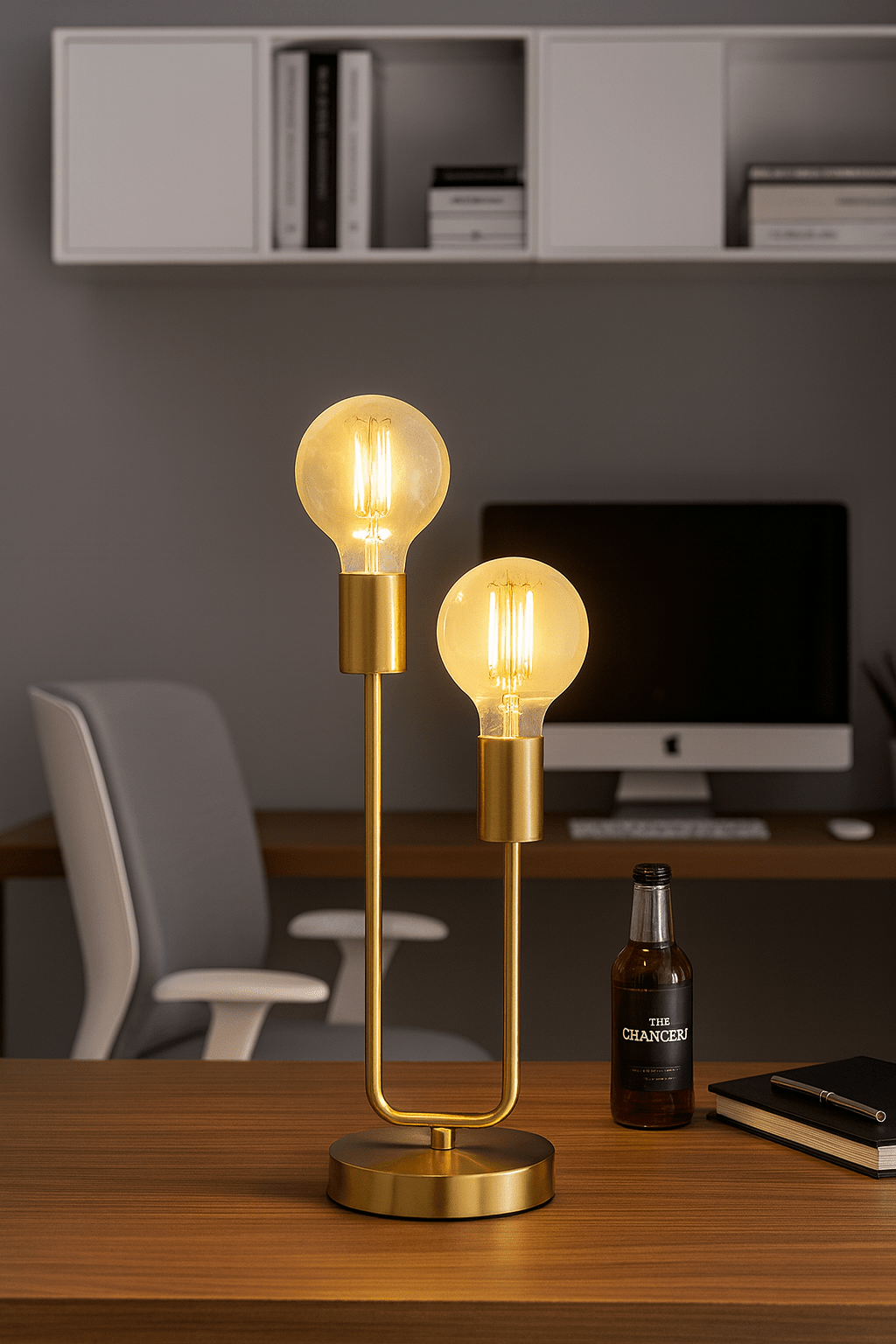 Hensel Brass Table Lamp