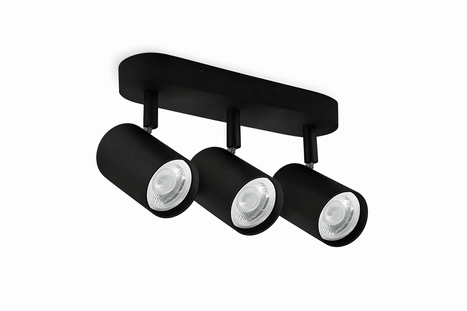 Black Pulse 3 Light Adjustable Spotlight (Spazio)