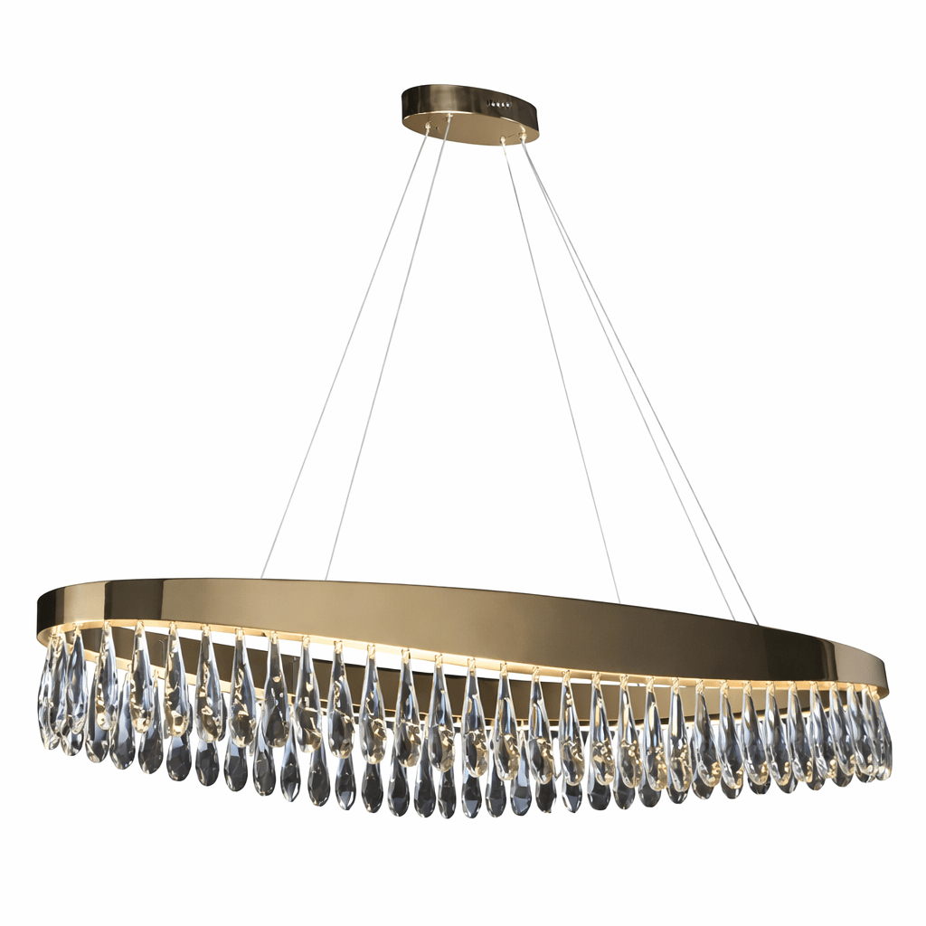 Imperial Oval Crystal LED Chandelier
