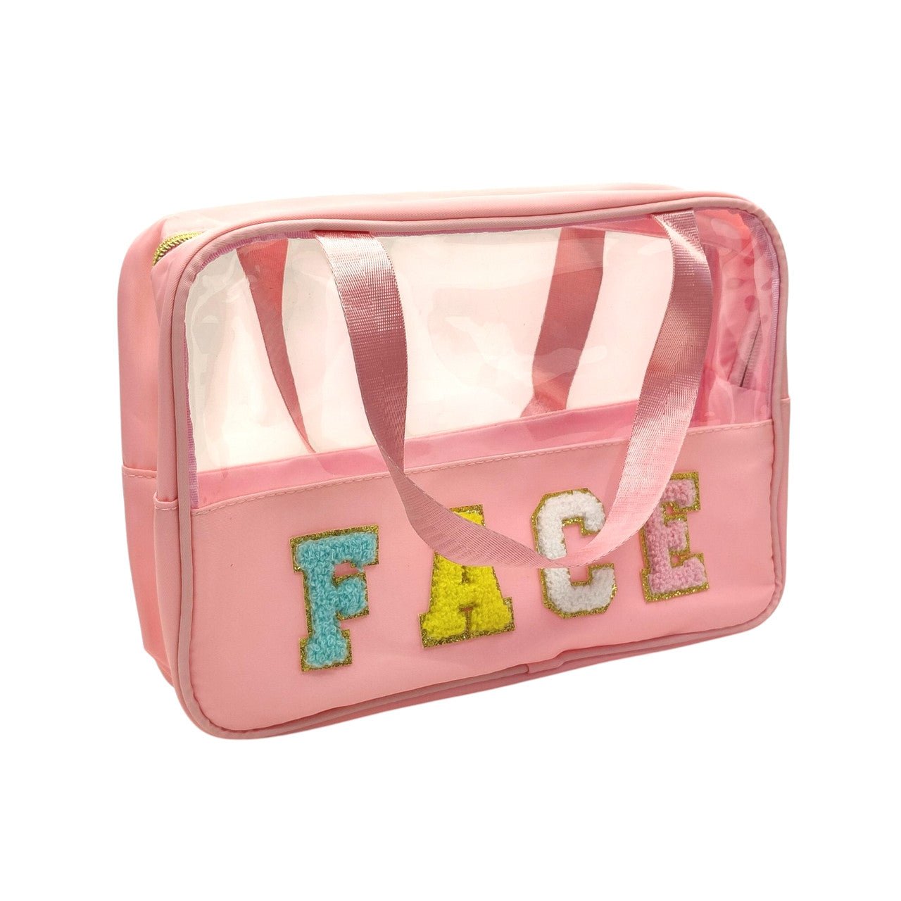 Elegant Pink PVC Makeup Organizer - Future Decor