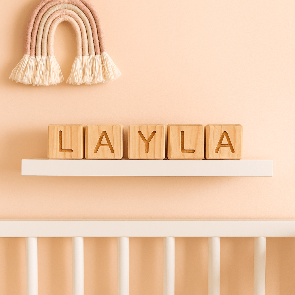 Engraved Rustic Letter O Block - Future Decor