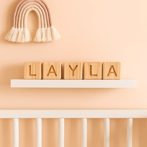 Engraved Rustic Letter O Block - Future Decor