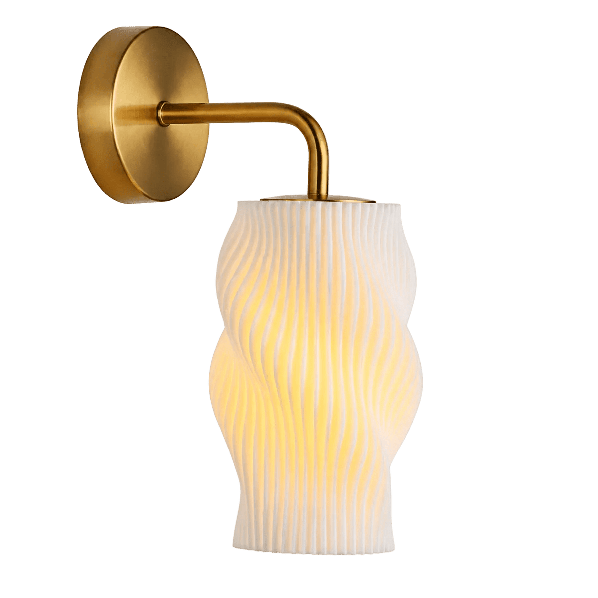 Dahlia 3D Printed Wall Light (Recycled)