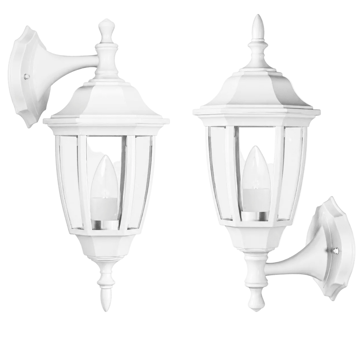 White Outdoor Convertible Lantern IP44