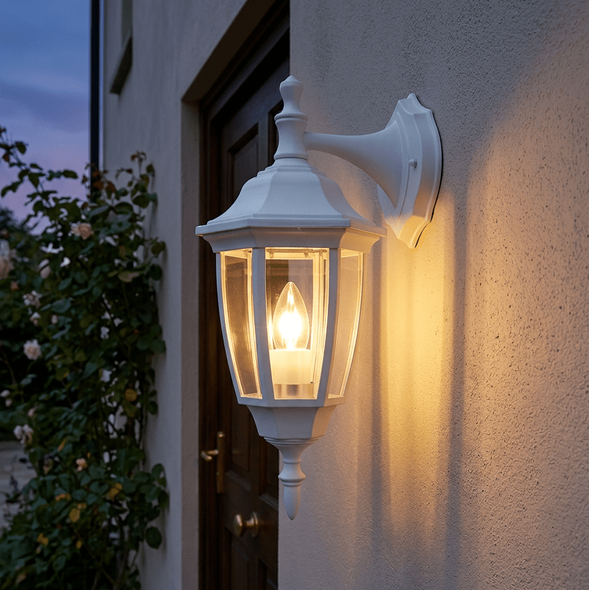 White Outdoor Convertible Lantern IP44