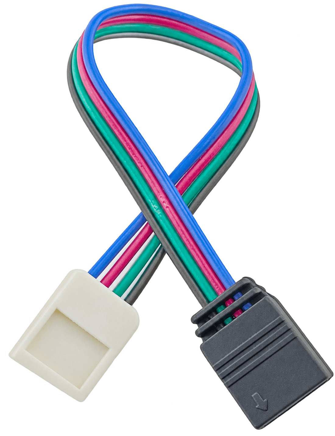 RGB LED Strip Light Connectors (4-pin to snap)