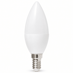 LED Candle Bulb Emma with a frosted cover and E14 base, showcasing its elegant candle shape.