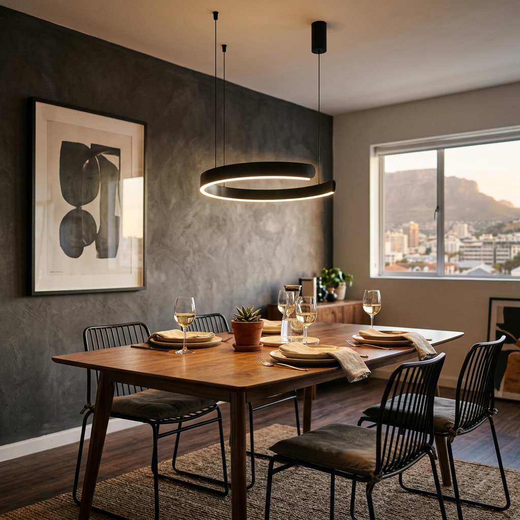 Alina Black LED Pendant