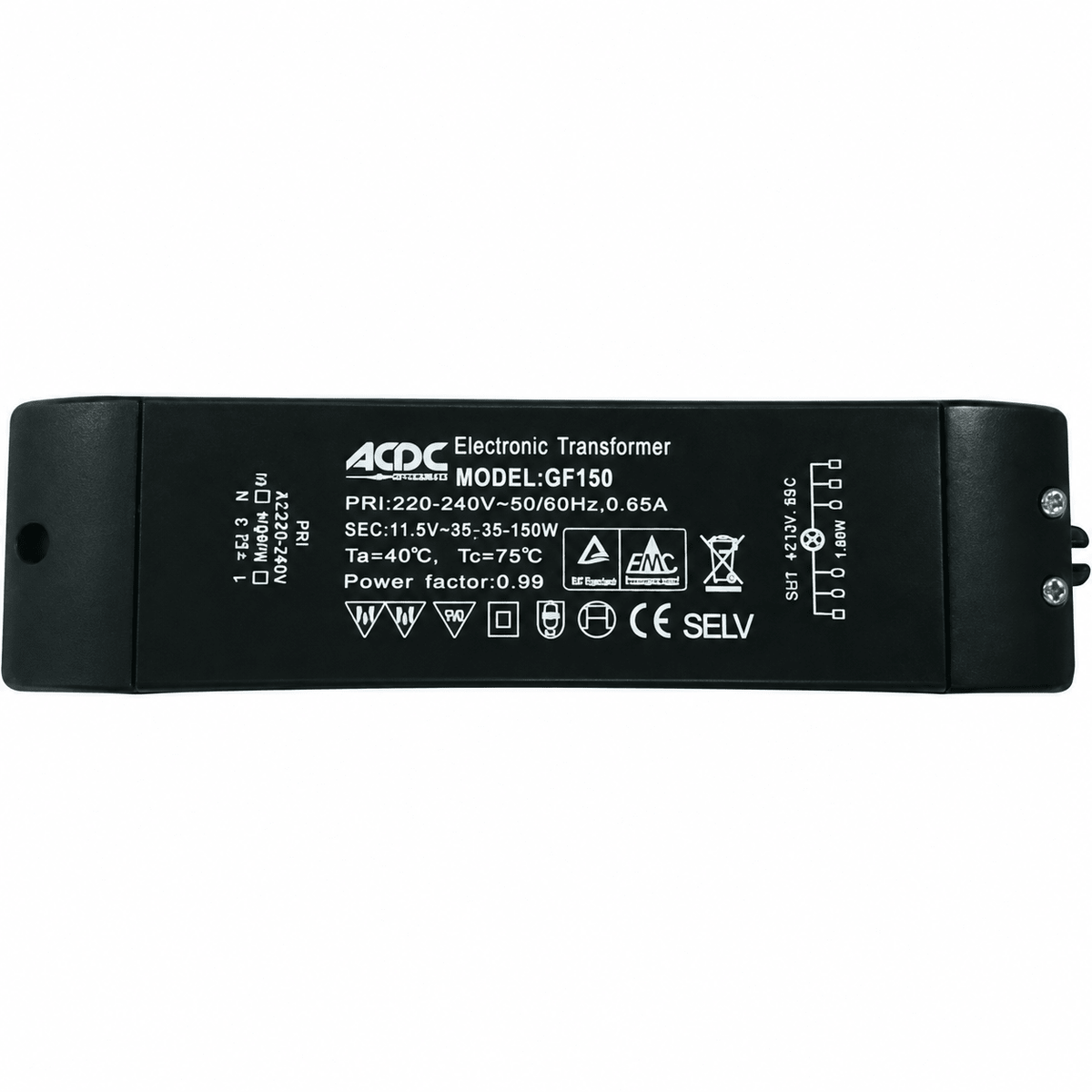 12Vac 210W Electronic Transformer - additional product image