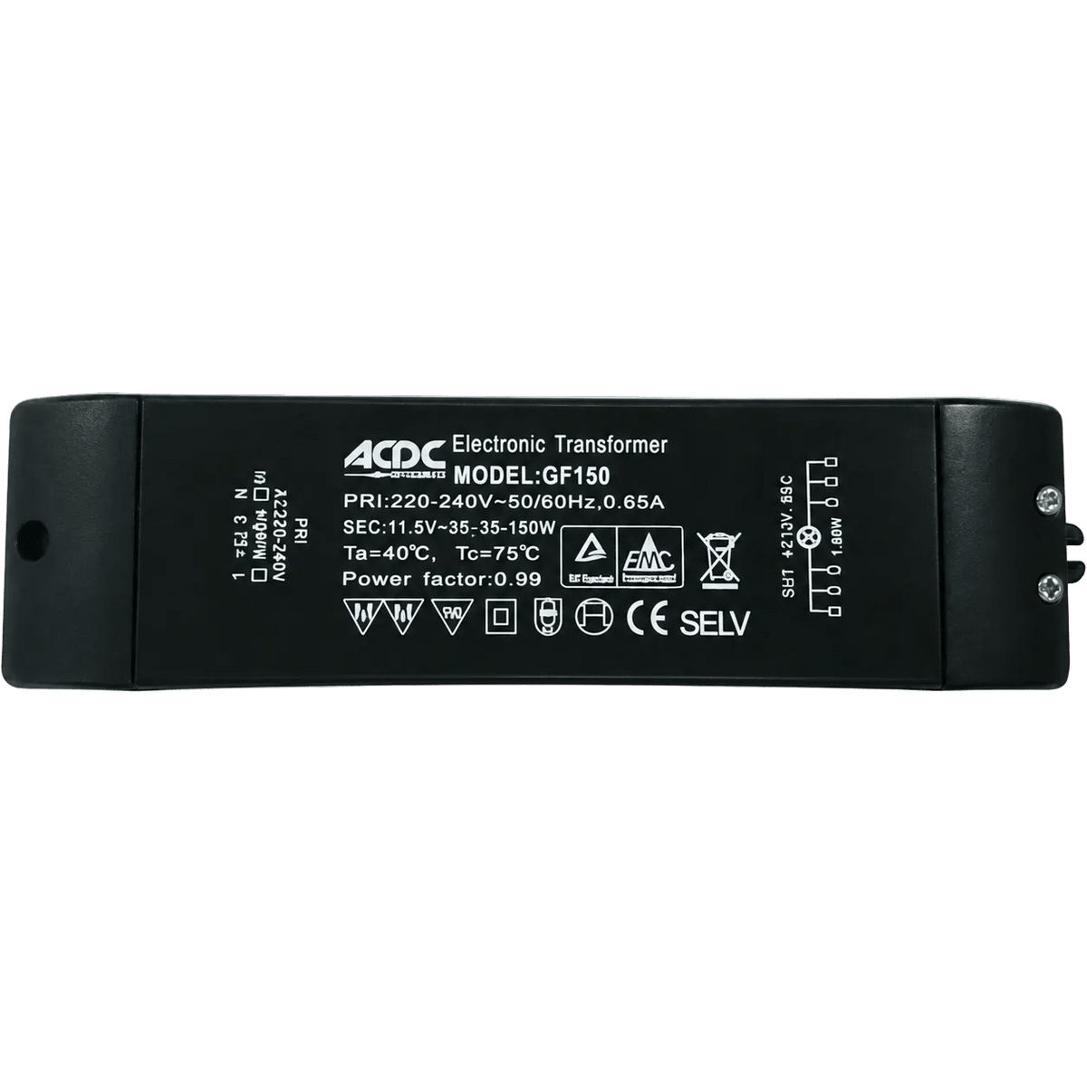 12Vac 210W Electronic Transformer