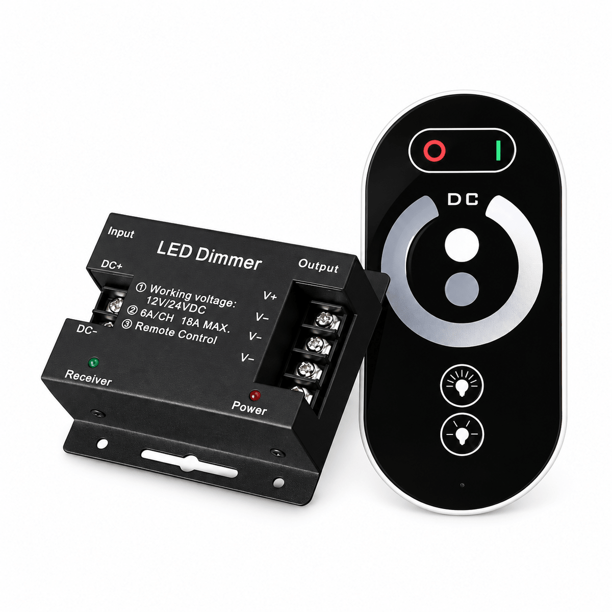 LED 12A CCT Strip Light Dimmer with Remote