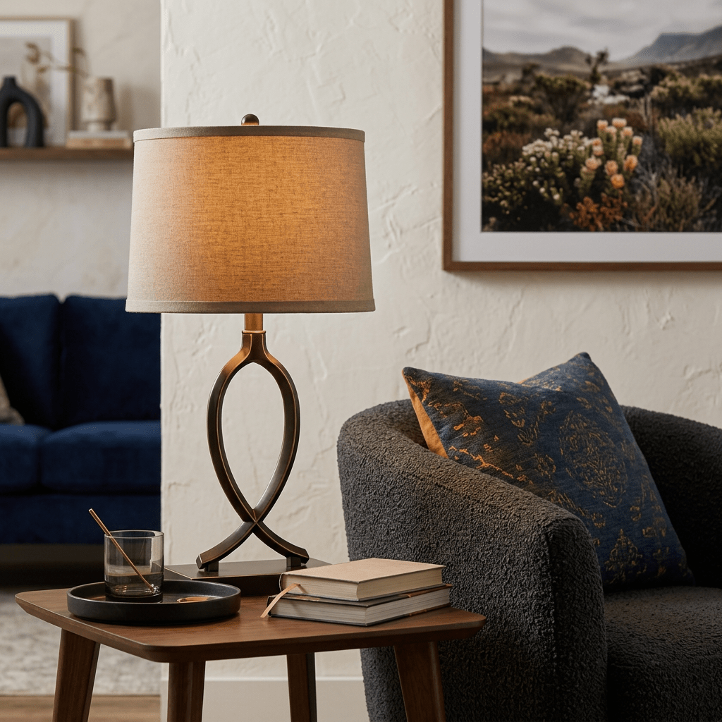 Black Gold Table Lamp