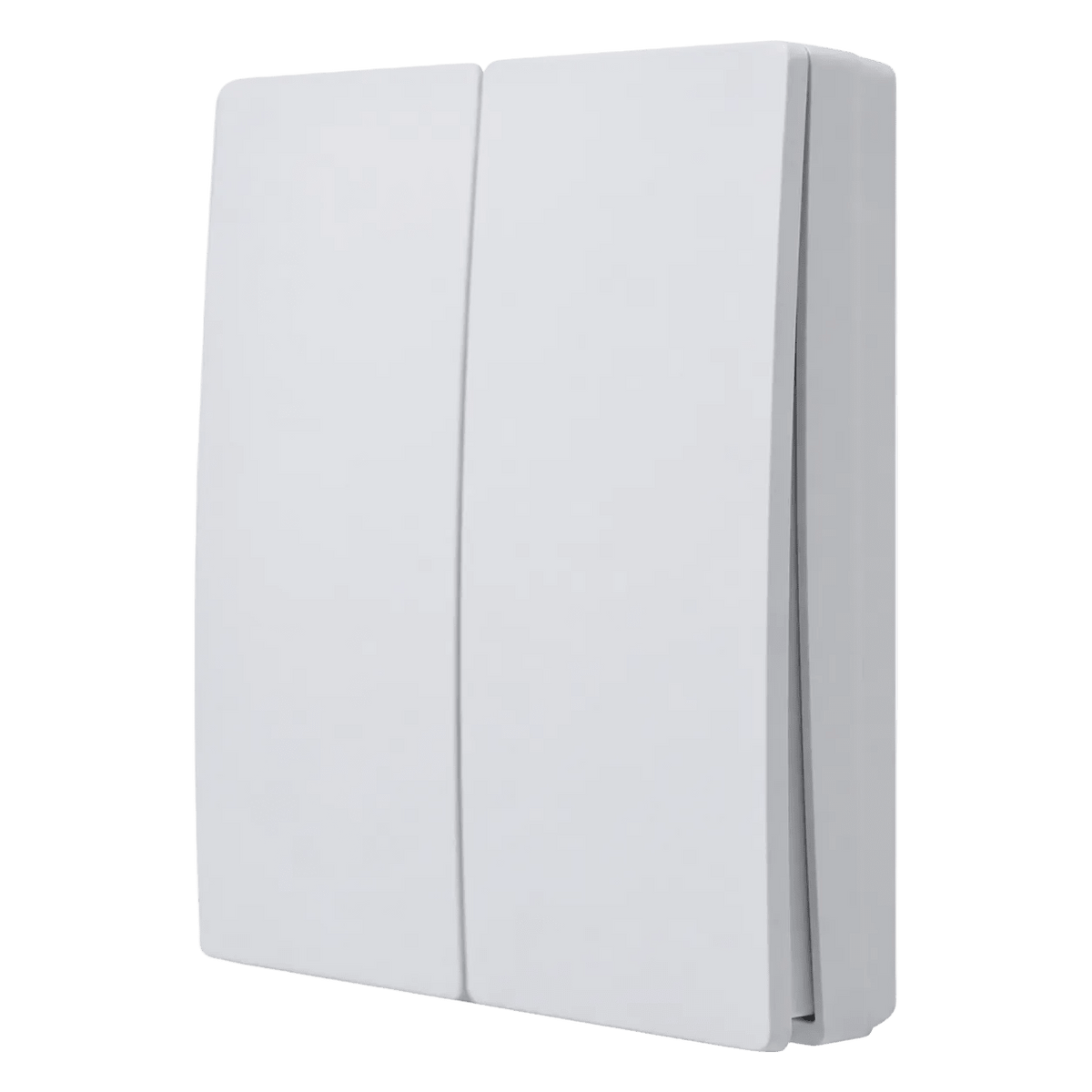 Two Lever Kinetic Frameless Switch – White