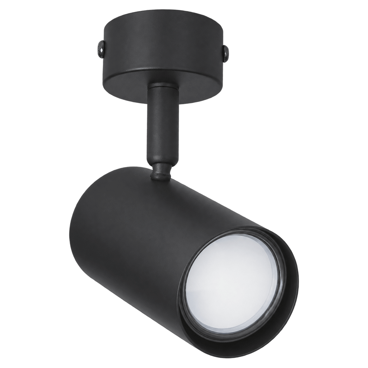 1 Light Matt Black Ceiling Spotlight S176/1