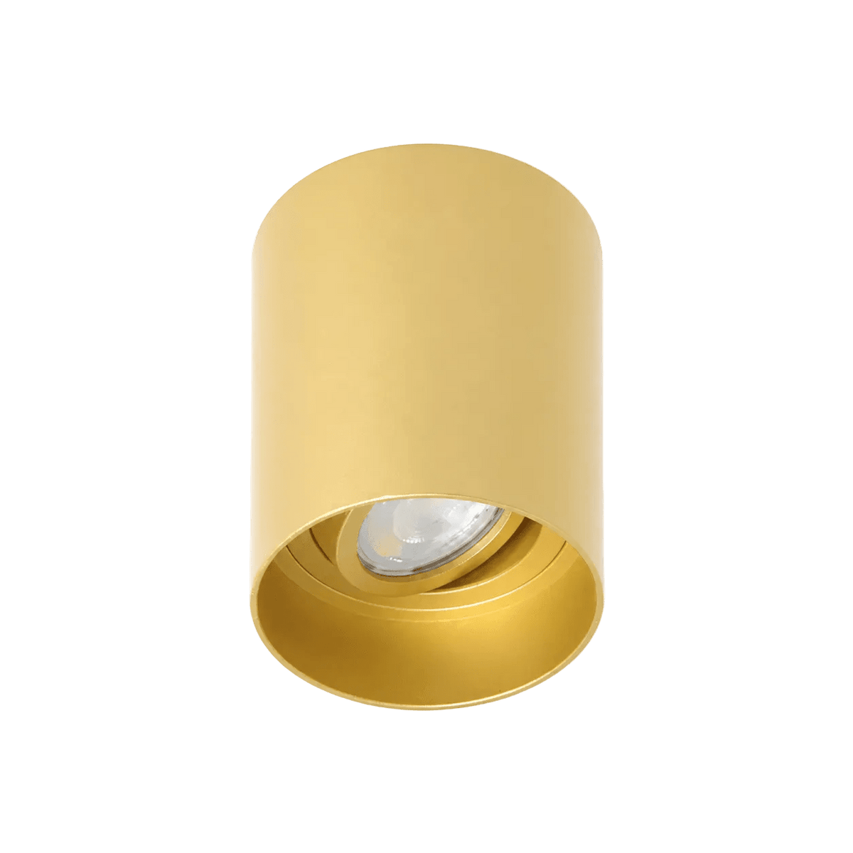 Gold Adjustable Surface-Mounted GU10 Downlight, 10W, IP20